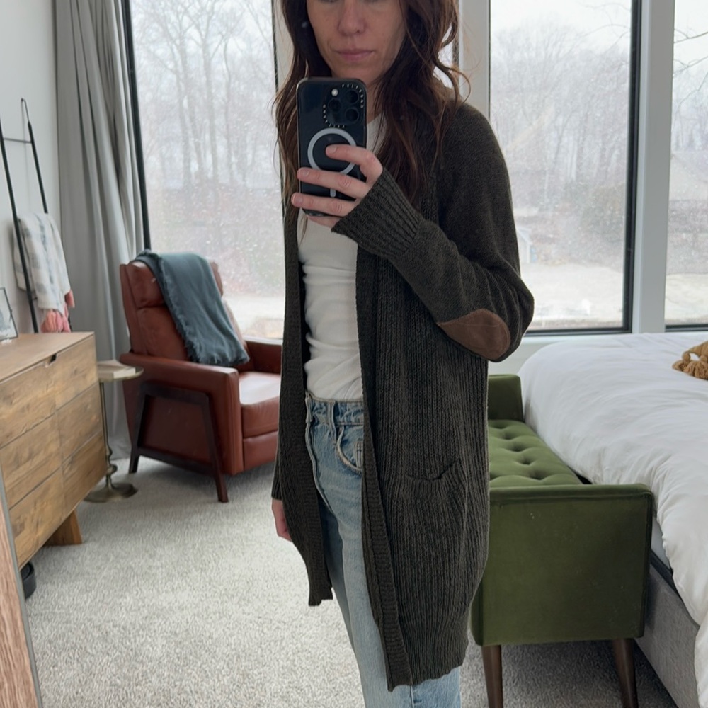 Olive cardigan
